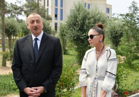 İlham Əliyev və Mehriban Əliyeva Şamaxıda